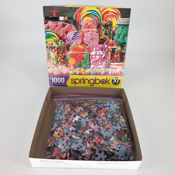 Springbok 1000 Piece Candy Galore Guy Call Photography Jigsaw Puzzle - GUC - Picture 2 of 11